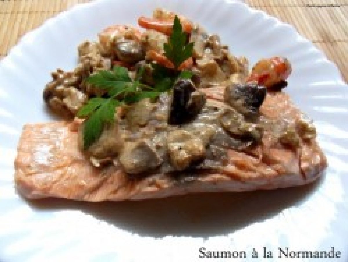 Blanquette De Saumon à La Normande Saumon à la normande - Recettes et Terroirs
