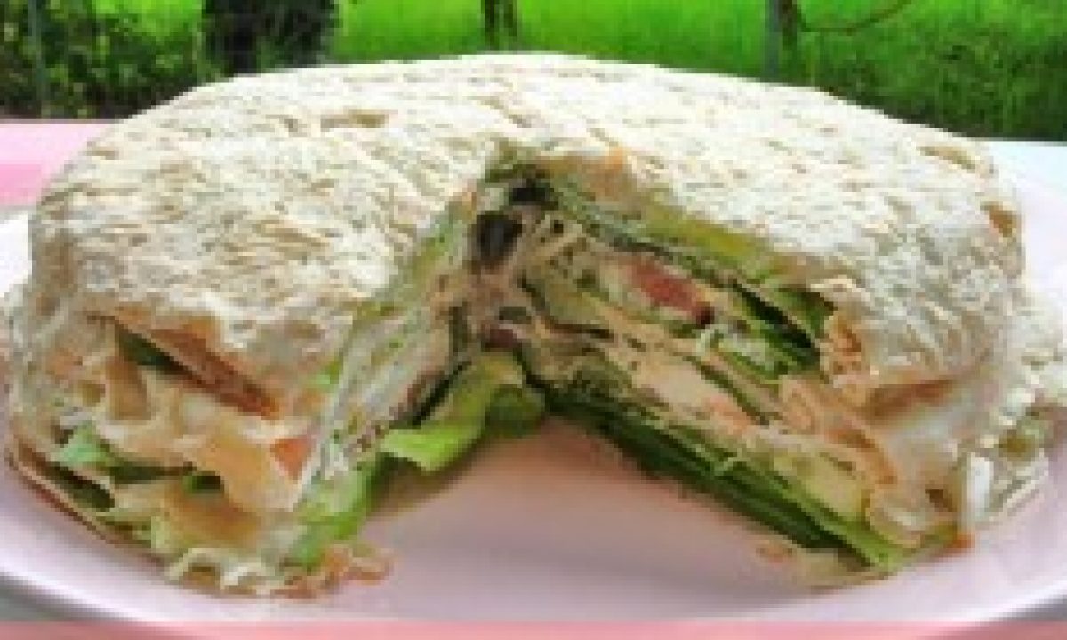Gâteau De Crêpe Salé Crudités Gâteau de crèpes salées - Recettes et Terroirs