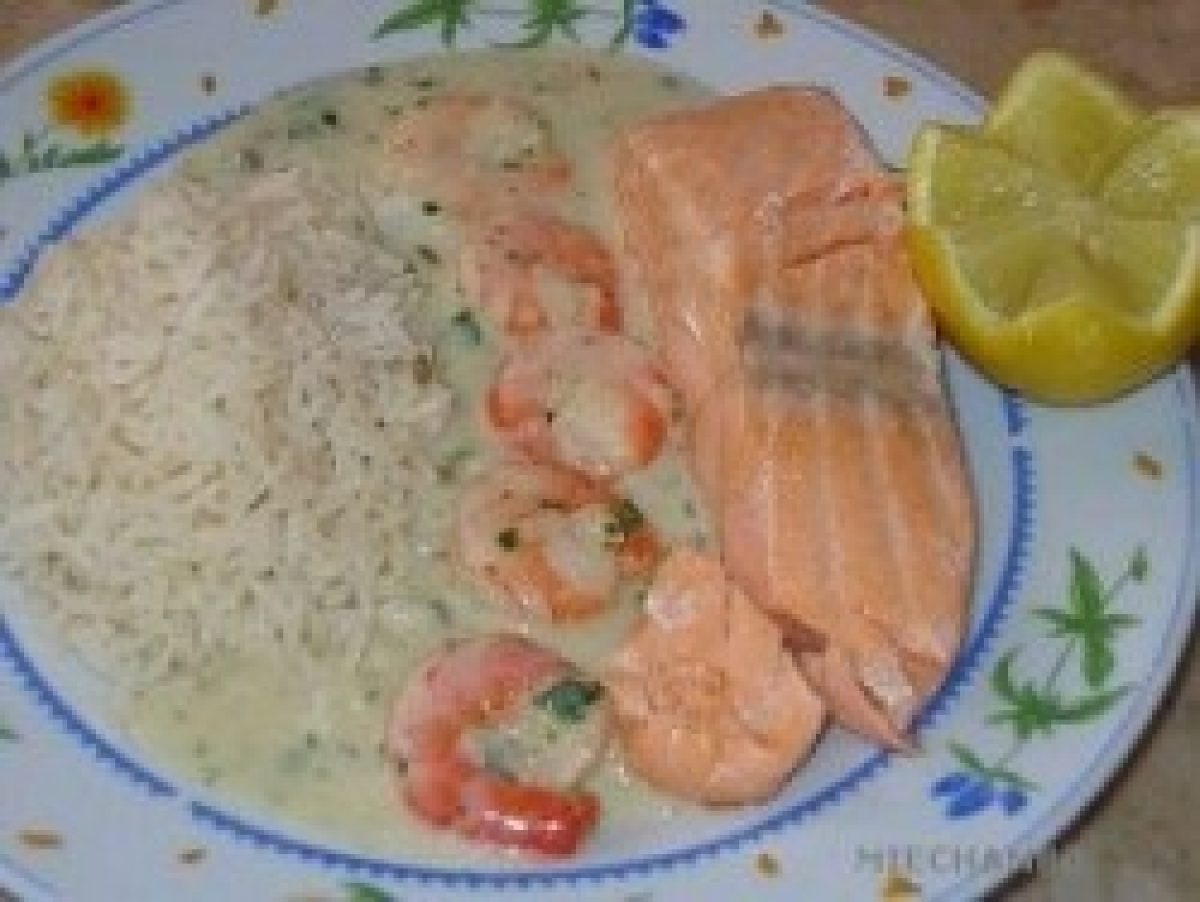 Recette Saumon Crevette Creme Fraiche