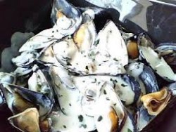 Moules au roquefort sans vin Recette d'internaute