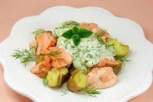 Recette de Salade de Saumon frais