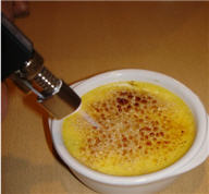 creme brule au chalumeau