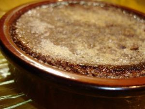 creme brule au chocolat