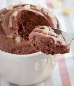 recette de mousse au chocolat au gingembre