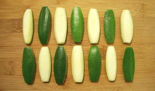 apprendre à tourner les courgettes