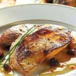 Recette de Foie gras poêlé au confit de mendiants