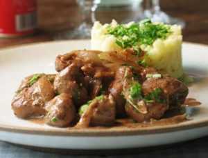 Recette Fricassée de rognons de veau à la moutarde de Meaux