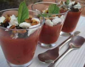 Recette Gelée de tomate au basilic et feta