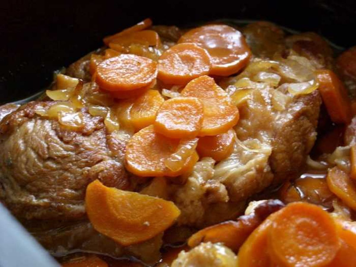 Recette Jarret De Veau Aux Carottes Et A L Estragon Recettes Et