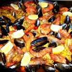 recette Râble de Petit capucin aux fruits de mer et de la terre et son riz