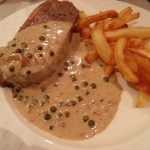 Recette steack au poivre vert