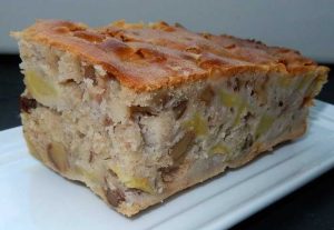 Recette cake aux pommes et aux noix