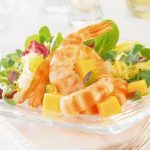 Recette salade de crevettes mangue et papaye