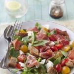 Recette Salade mâche, jambon de Bayonne, mozzarella