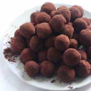 Recette de truffes au chocolat sans beurre