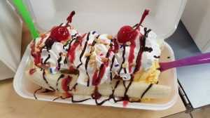 Calories dans la banana split