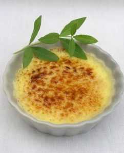 Recette Crème brûlée à la verveine