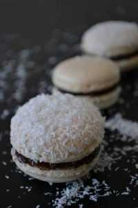 Recette Macarons chocolat, noix de coco