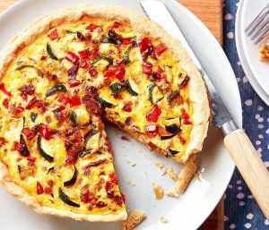 Recette quiche fraîcheur à la ratatouille