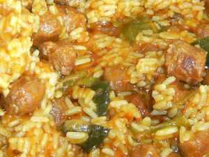 Recette Riz aux merguez et aux courgettes