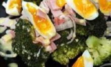 Recette salade brocoli au jambon