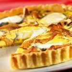 Recette Tarte aux girolles et au fromage de chèvre