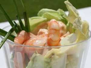 Recette Coupes de crevettes sauce cocktail