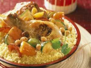 Recette Couscous poulet, légumes