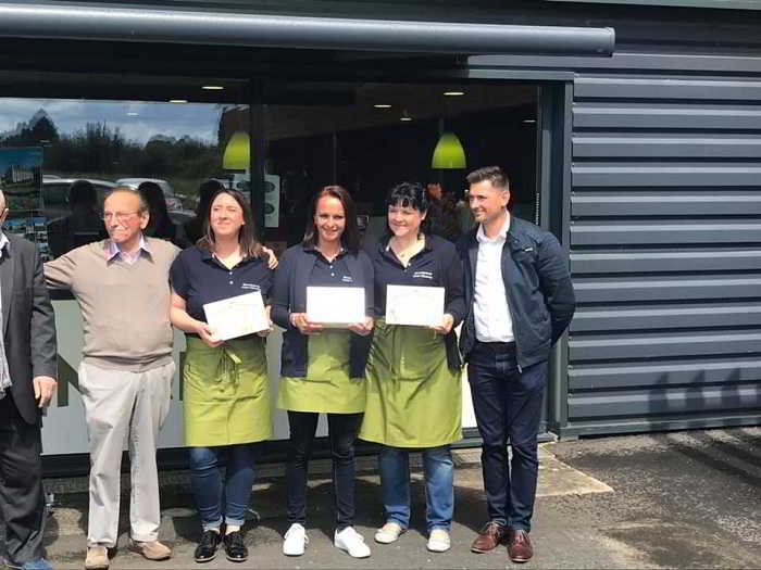 Equipe de la biscuiterie de Chambord