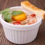 Recette Oeuf cocotte tomate basilic