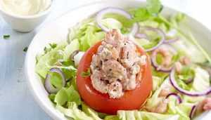 Recette tomate crevettes et mayonnaise