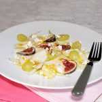 Salade figue, raisins et poire
