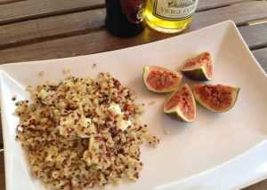 Recette Salade de quinoa aux figues et chèvre