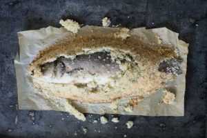 Recette Loup en croûte de sel