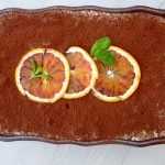 Recette Tiramisu à l'orange sanguine (sans oeufs)