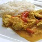 Recette Blancs de poulet minceur au curry et à la tomate