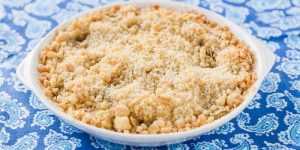 Recette Crumble des vendanges au raisin muscat