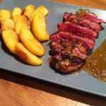 Recette Magret de canard - compote de pommes vertes