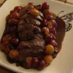 Recette Magret de canard aux deux raisins