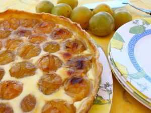 Recette Tarte aux reine-claudes