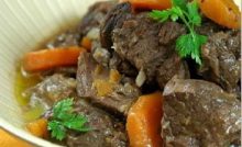 Recette boeuf bourguignon