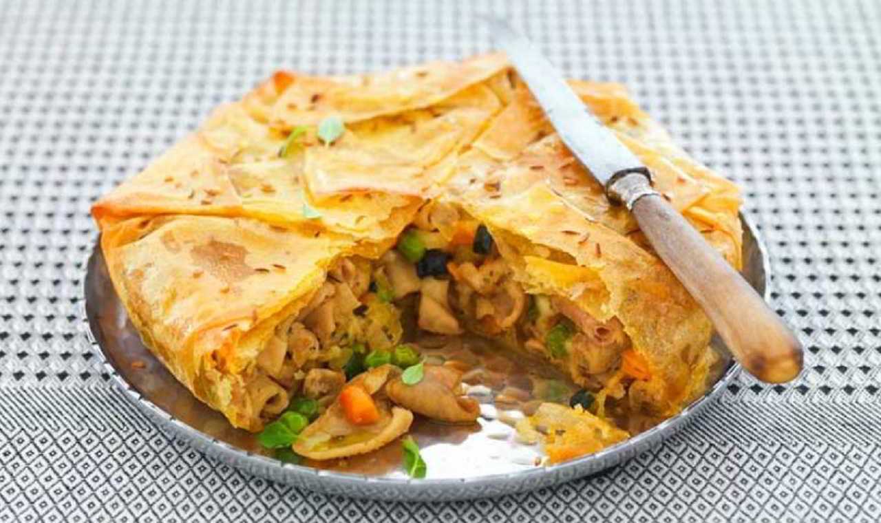 Pastilla de fraise de veau à la marocaine