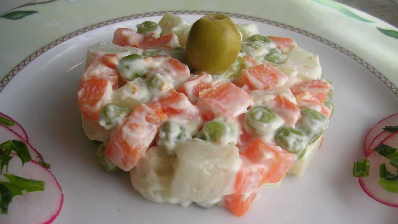 Recette Salade russe - Recettes et Terroirs