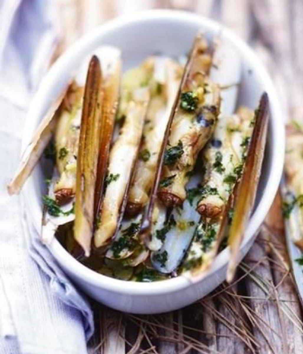 Recette Couteaux façon plancha
