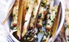 Recette Couteaux façon plancha