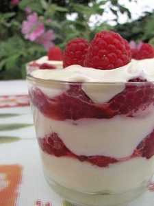 Recette Dérivé de tiramisu aux framboises