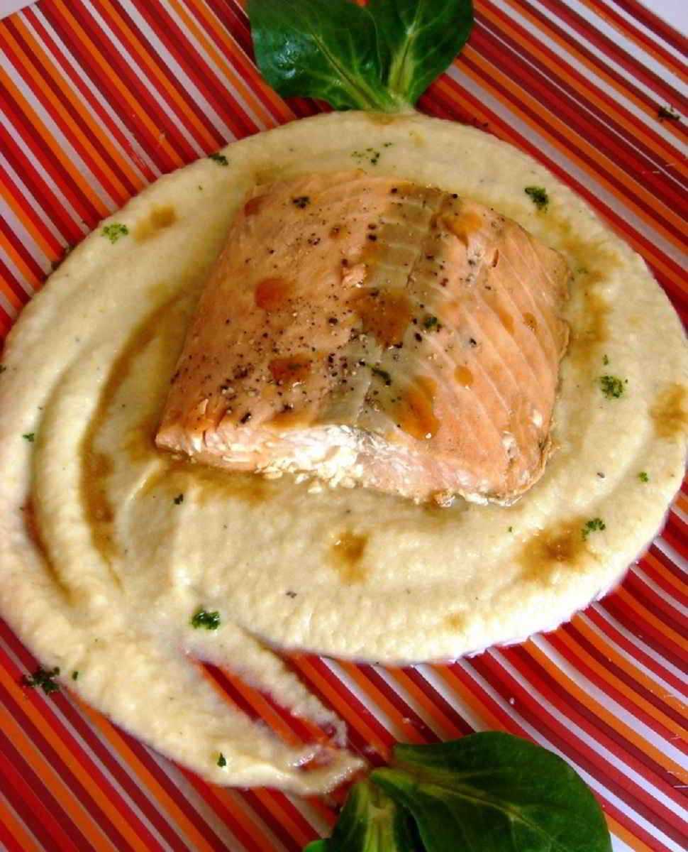 Recette Pavé de saumon et sa p'tite sauce aux endives ultra-simple!