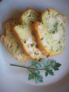 Recette Cake surimi-poireaux