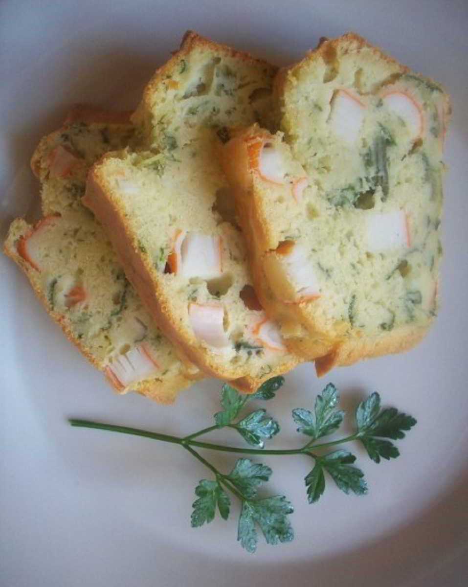 Recette Cake surimi-poireaux