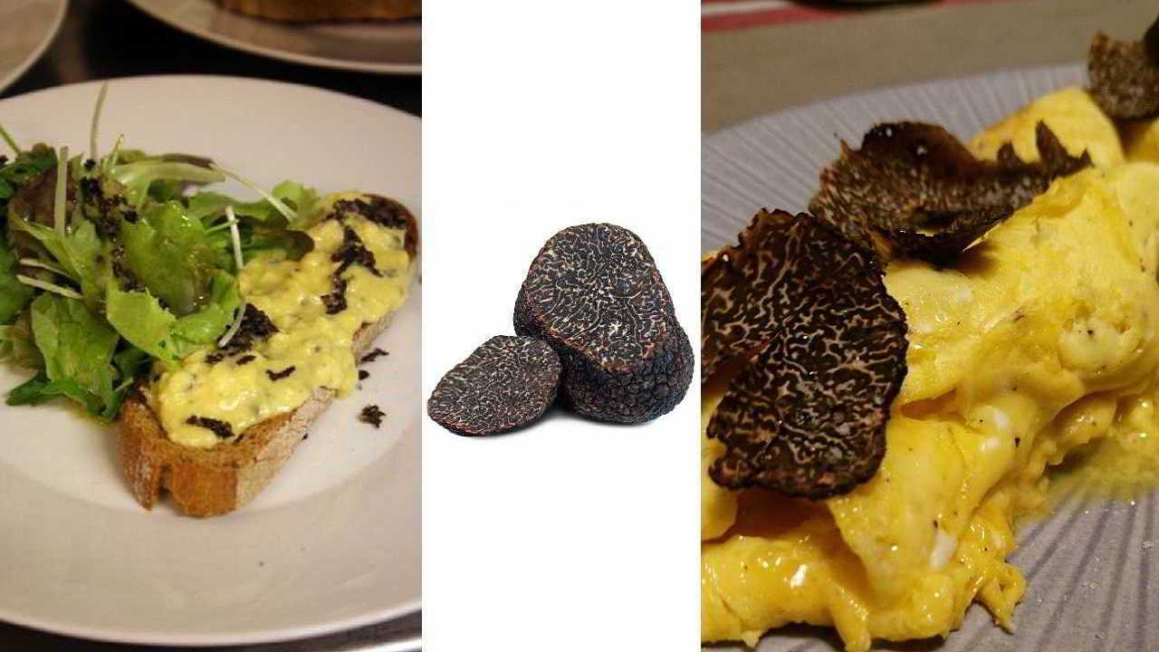Omelette aux truffes noires dites mélanosporum - Recettes et Terroirs